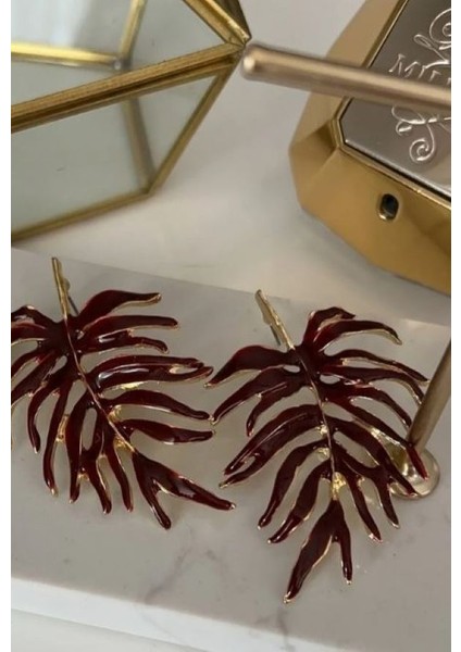 Zr Model Areka Yaprağı Küpe modelleri