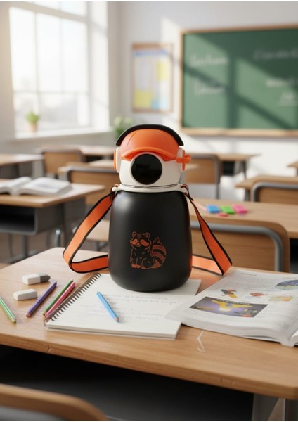 Termos Matara Gamer Şekilli 500 ml Paslanmaz Çelik Çocuk Kız Erkek Içecek Suluk indirimleri