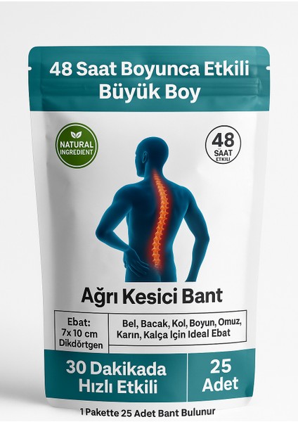 🔥💪 Illa Life 2’li Paket | Büyük Boy Isı Bant 25’li + Dermo-Relax Soğutucu Diz & Bacak Bandı 10’lu ❄️💙 fiyatları