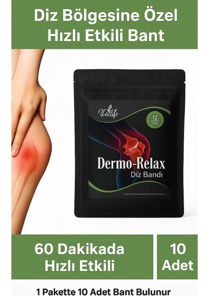 🔥💪 Illa Life 2’li Paket | Büyük Boy Isı Bant 25’li + Dermo-Relax Soğutucu Diz & Bacak Bandı 10’lu ❄️💙 modelleri