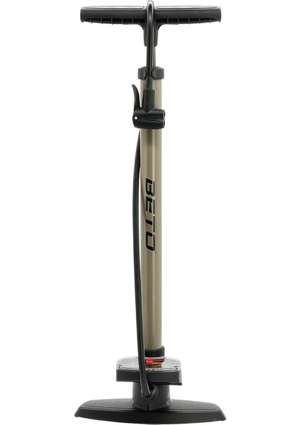 Beto 160 Psı Ayaklı Pompa – Büyük Manometreli, Çift Başlıklı, 11 Bar Destekli Haki Yeşil