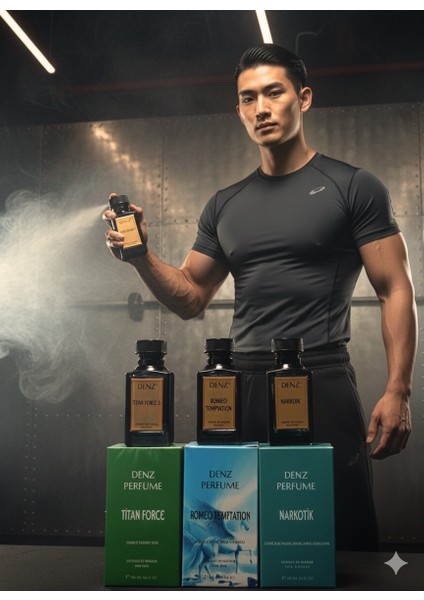 3'lü Aşkın Gücü Etkili Kalıcı Erkek Parf Seti %40 Esans Extrait De Parfüm