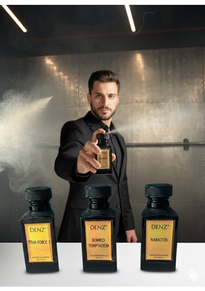 3'lü Aşkın Gücü Etkili Kalıcı Erkek Parf Seti %40 Esans Extrait De Parfüm fiyatları