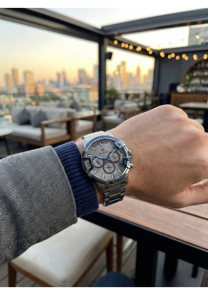 Erkek Kol Saat Gümüş Gri Renk