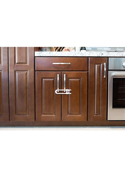 Çocuk Koruma Kilidi - Slide Dolap Çekmece Kilidi Sürgülü Kilit fırsatları