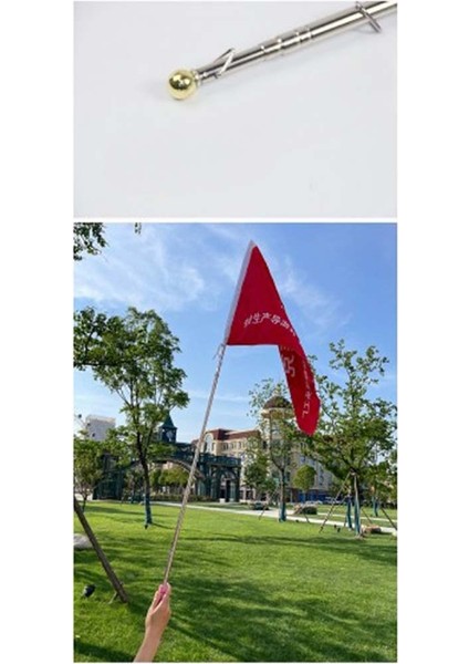 2 Metre Uzayabilen Aksesuarlı Rehber Çubuğu Teleskopik Bayrak Işaret Sunum Rehber Vb. Çubuğu (1 Adet) indirimleri
