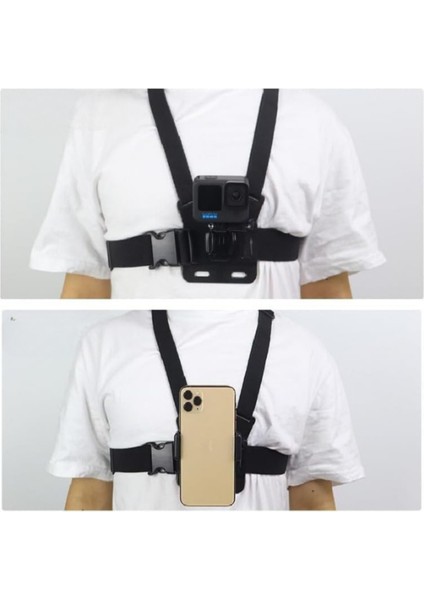 Akıllı Telefon Kablo Demeti Göğüs Kayışı Montaj Braketi W / Cep Telefonu Klip Tutucular fiyatları