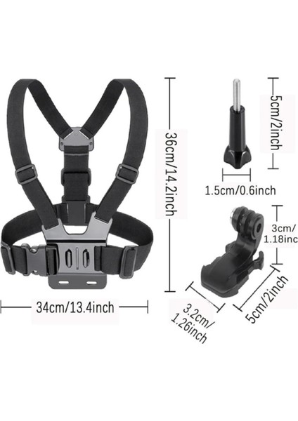 Akıllı Telefon Kablo Demeti Göğüs Kayışı Montaj Braketi W / Cep Telefonu Klip Tutucular modelleri