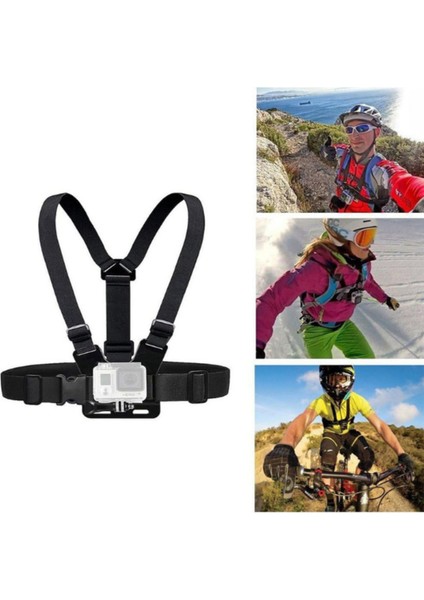 Akıllı Telefon Kablo Demeti Göğüs Kayışı Montaj Braketi W / Cep Telefonu Klip Tutucular indirimleri