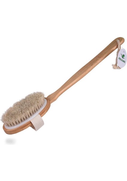 Parlak ve Pürüzsüz Görünüm Sağlayan Doğal At Kılı Fırçası (Sökülebilir Sap)