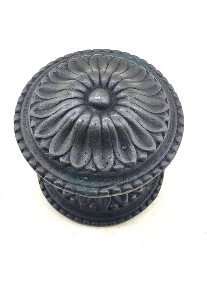 Lounge Antika Tarz Dekoratif Pirinç Kapı Babası - 73MM, Oksit