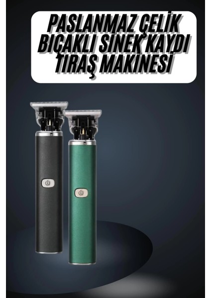 Paslanmaz Çelik Bıçaklı Sinek Kaydı Tıraş Makinesi Uzun Ömürlü