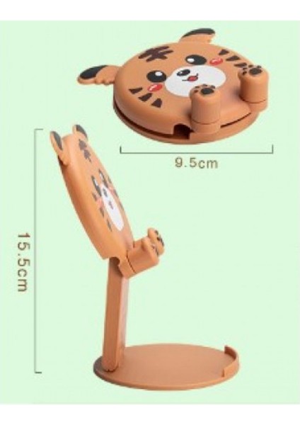 Hayvan Figürlü Masaüstü Telefon Standı 5 Model modelleri