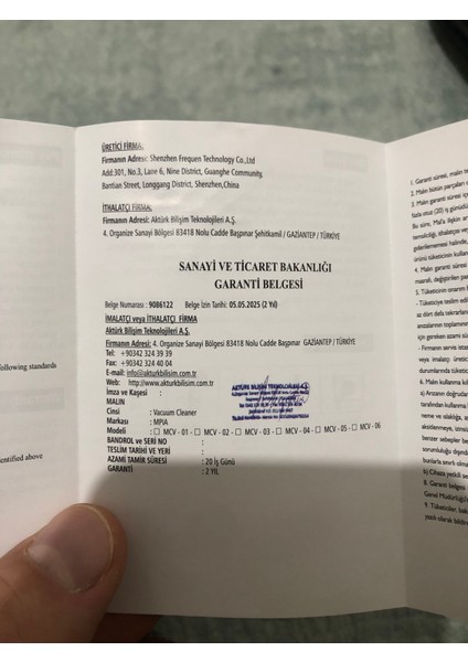 Mpıa 8 In 1 Araç Süpürgesi