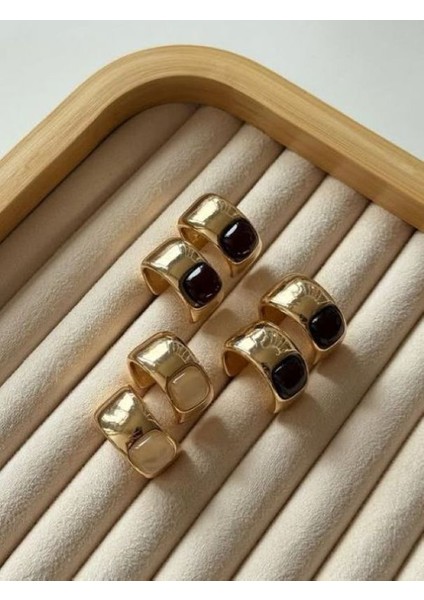 Mng Taşlı Halka Küpe