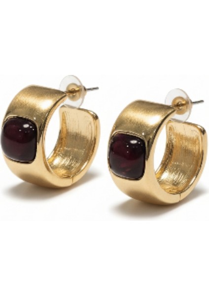 Mng Taşlı Halka Küpe