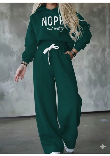 Cottonlab Kadın Uzun Kollu Nope Baskılı Beli Ribanalı Ikili Takım fiyatları