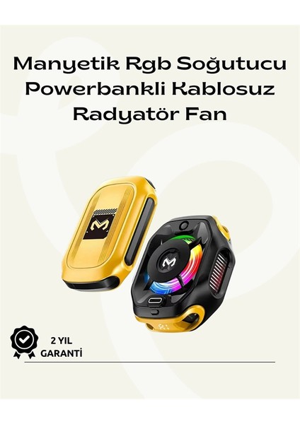 CX12 Tec Çipli Telefon Soğutucu | 2 Modlu Vites Ayarı | Isı Göstergeli