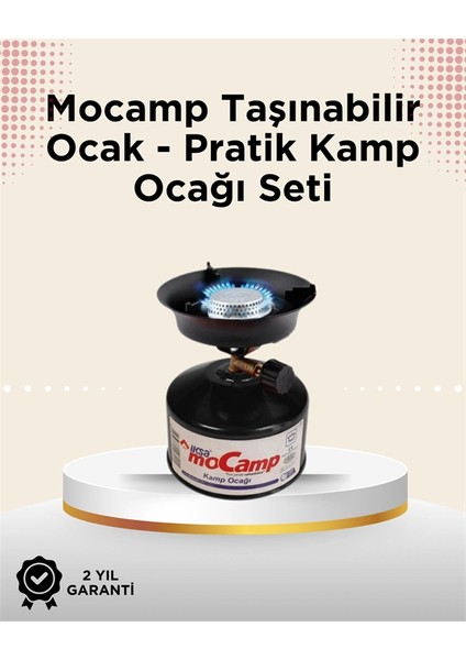 Dayanıklı, Paslanmaz ve Isı Dayanımlı Kamp Ocağı – Uzun Süreli Kullanım Için