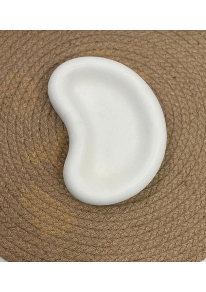 El Yapımı Beyaz Pod Tabak Biblo indirimleri