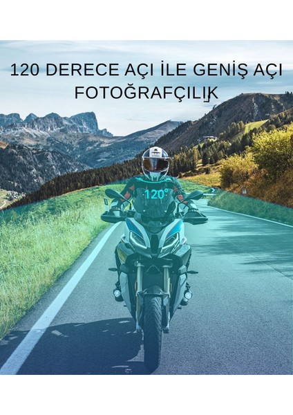 Intercom Kameralı 1080P Motosiklet Kask Intercom Kulaklık Wifi 3000MAH Video Kayıt IP65 5.4bluetooth