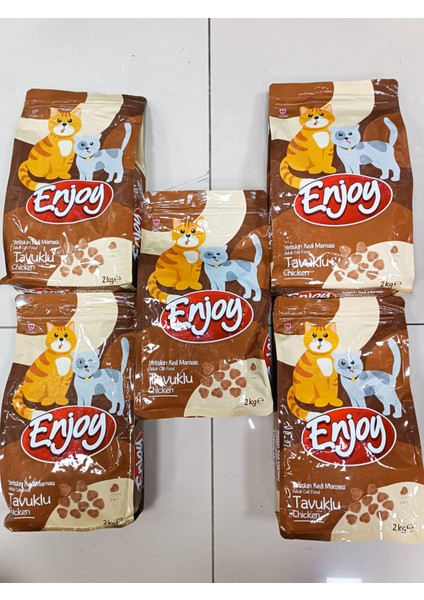 Tavuklu Yetişkin Kedi Maması 2 Kg*5 Adet