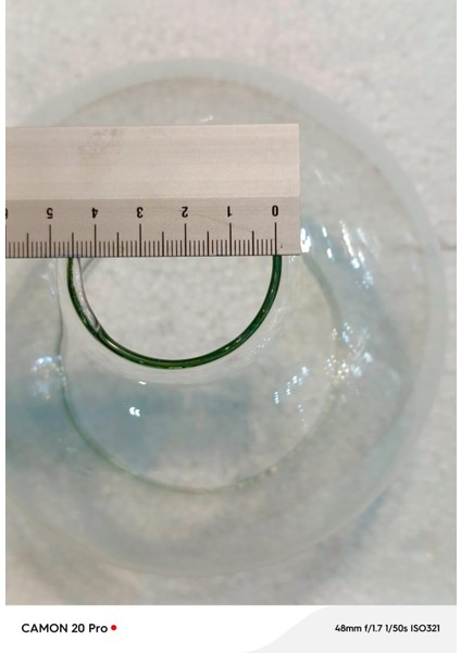 Şeffaf Büyük Top Fanus Avize Camı ( BOY 14CM-ÇAPI 14 CM)