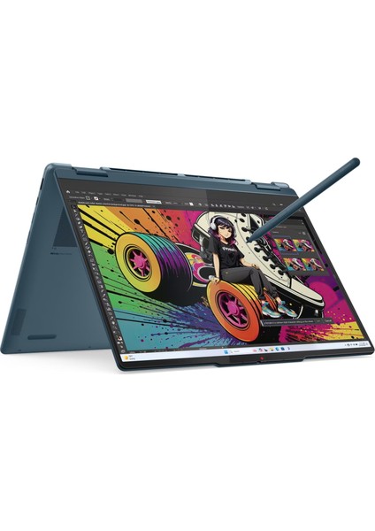 Yoga 7 Amd Ryzen 7 350 Cpu LPDDR5X 16GB 1 Tb M2 SSD Copilot Amd Ryzen Aı 50 Tops 14" OLED Wuxga Dokunmatik Ekran 83JR009VTR fiyatları