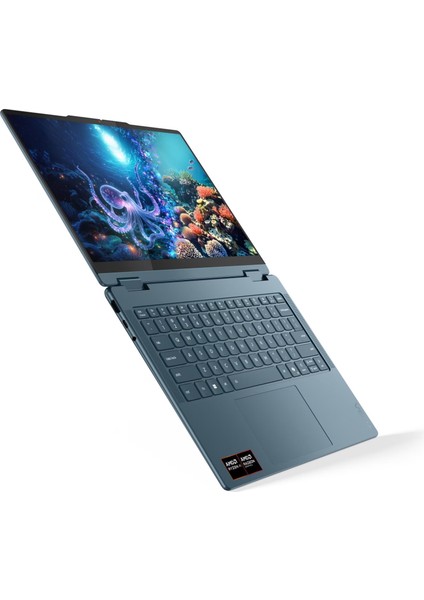 Yoga 7 Amd Ryzen 7 350 Cpu LPDDR5X 16GB 1 Tb M2 SSD Copilot Amd Ryzen Aı 50 Tops 14" OLED Wuxga Dokunmatik Ekran 83JR009VTR