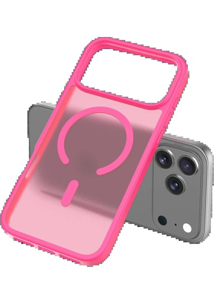 Apple iPhone 17 Pro Max Jota Magsafe Kapak - ROSE-(5796) modelleri