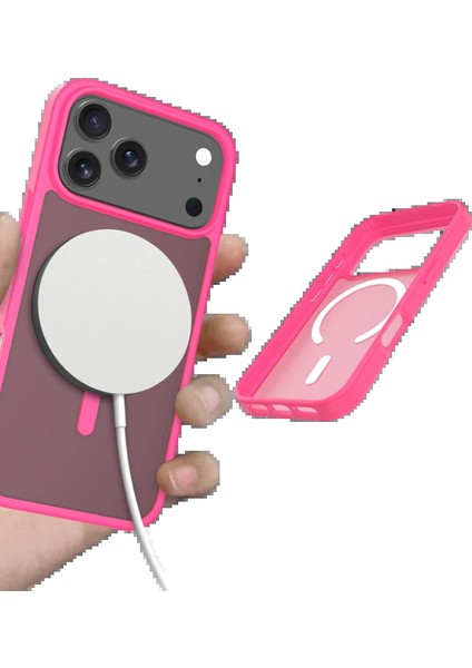 Apple iPhone 17 Pro Max Jota Magsafe Kapak - ROSE-(5796) fırsatları