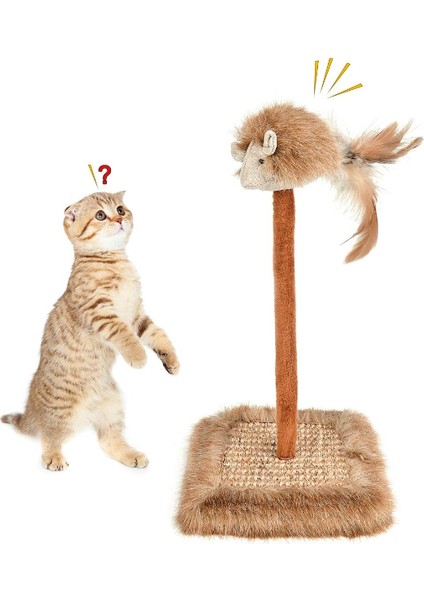 Sesli Oyuncaklı Kedi Tırmalama Tahtası
