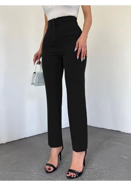 Cottonlab Zra Pileli Havuç Pantolon -Siyah fiyatları