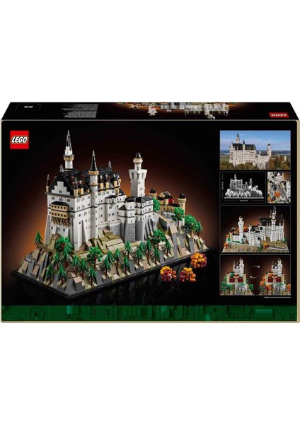 Architecture Neuschwanstein Şatosu 21063 - Yetişkinler Için Koleksiyonluk Model Yapım Seti fırsatları