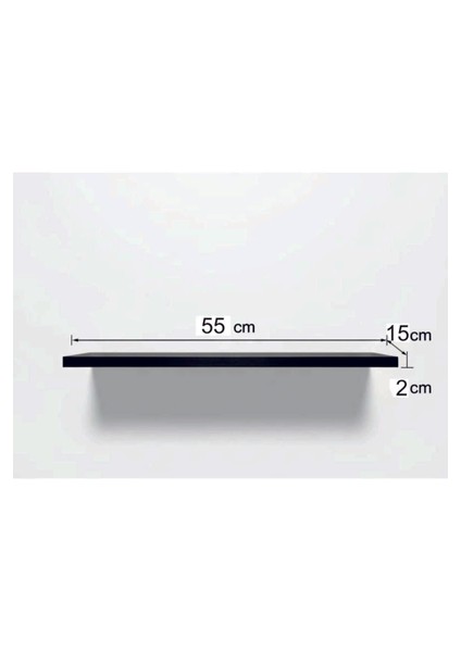 Duvar Rafı Uçan Raf Gizli Raf Ahşap Duvar Rafı Siyah Mermer Desen (15X55 cm 1 Adet + Montaj Aparatı) fiyatları