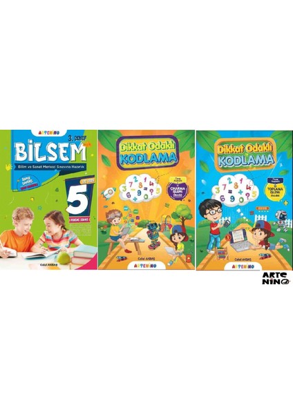 3. Sınıf Bilsem ve Dikkat Odaklı Çıkartma-Toplama Seti