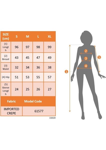 Cottonlab Kadın Kısa Kollu Bisiklet Yaka Önden Düğmeli Ithal Krep Elbise
