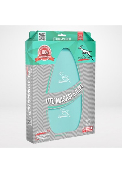 Turkuaz Keçeli Ütü Masası Bezi, Şık ve Kullanışlı, Çeşitli Ebatlarda