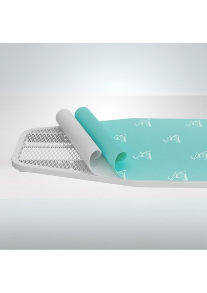 Turkuaz Keçeli Ütü Masası Bezi, Şık ve Kullanışlı, Çeşitli Ebatlarda fiyatları