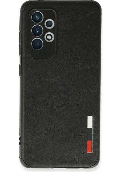 Samsung Galaxy A72 Kılıf Loop Deri Silikon - SIYAH-(5796)