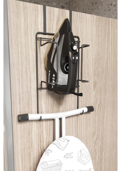 Pratik Kapı Arkası Geçmeli Ütü ve Ütü Masası Rafı Organizer Stand fiyatları