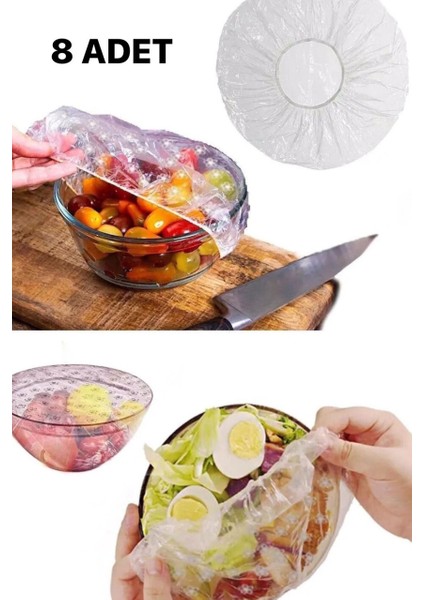 Beyaz 45X65 cm Silikon Hamur Açma Matı, Çelik Un Eleği ve Hamur Dinlendirme Poşeti 8 Li modelleri