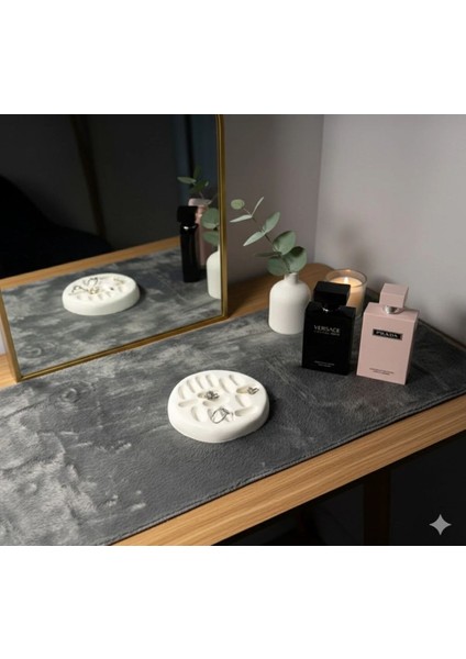 Yüzük Stand Takı Tabak Dekoratif Beyaz Vernikli modelleri