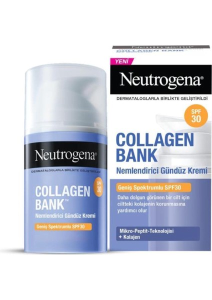 Kollajen Bank SPF30 Gündüz Nemlendirici Krem 50 ml