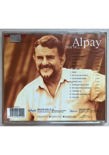 Alpay Küçük Bir Öykü The Best Of Alpay CD (Orijinal 2002 Dönem Baskı Cd) fiyatları