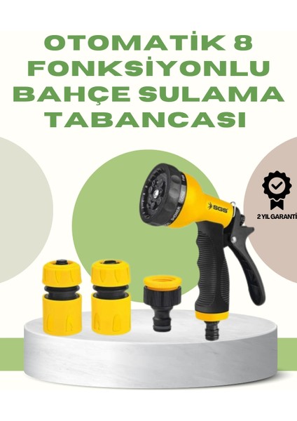 Çok Fonksiyonlu Bahçe Sulama Tabancası Basınçlı Sprey