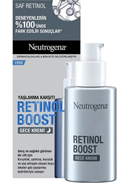 Retinol Boost - Yaşlanma Karşıtı Gece Kremi - 50 ml