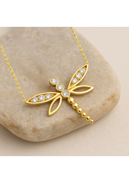 14 Ayar Altın Minik Yusufçuk Kolye indirimleri