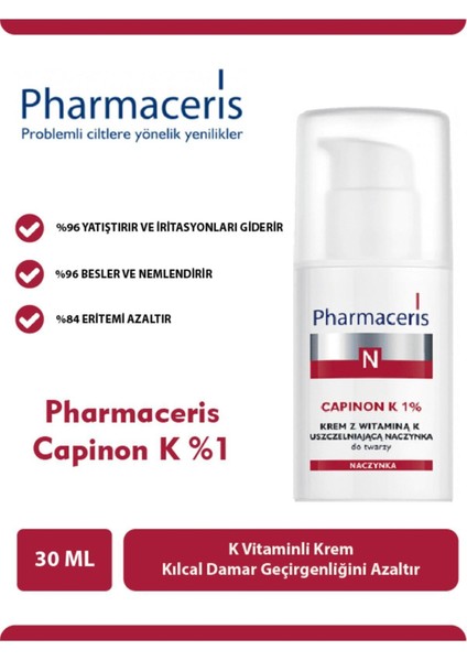 Nutrient-Rich And Moisturizing Face Cream With Vitamin K - 30 ml 3133ERDM