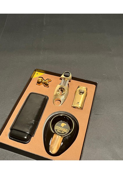 5'li Puro Seti - Çakmak & Kesici & Kılıf & Küllük & Tutucu fiyatları